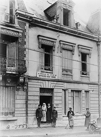Toul, France. Exterior of the American Red Cross Officer's Rest House